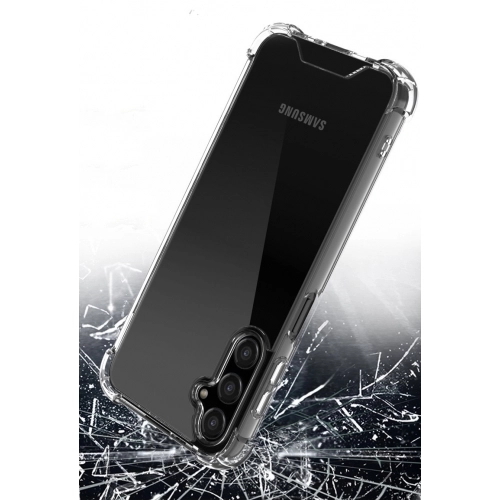 Samsung Galaxy A24 Kılıf Silikon Köşe Korumalı Airbag Darbe Emici Kapak - Şeffaf