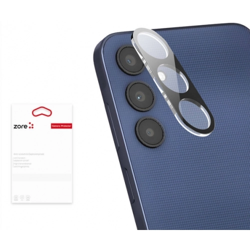 Samsung Galaxy A25 Kamera Lens 3D Koruyucu Cam - Siyah