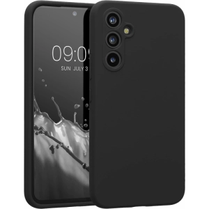 Samsung Galaxy A25 Kılıf İnce Soft Mat Renkli Esnek Silikon Kapak - Siyah