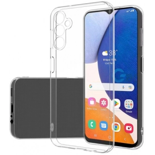 Samsung Galaxy A25 Kılıf Kamera Korumalı Esnek Silikon Kapak - Şeffaf