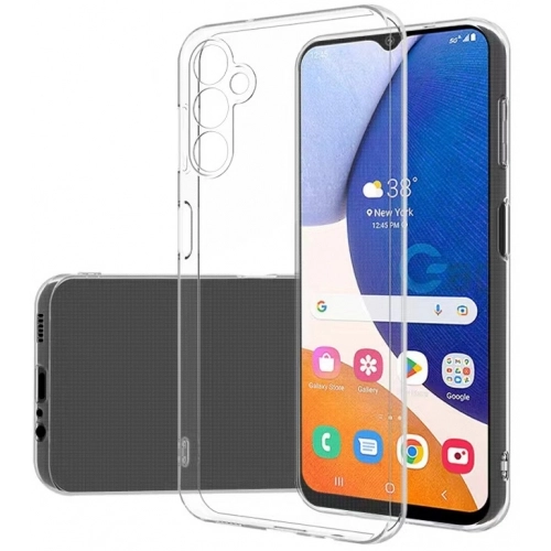 Samsung Galaxy A25 Kılıf Kamera Korumalı Esnek Silikon Kapak - Şeffaf