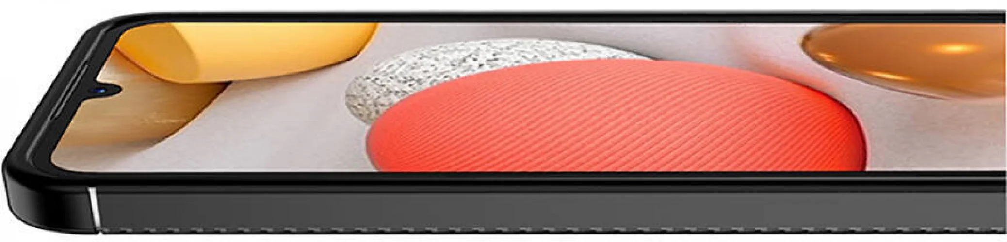 Samsung Galaxy A25 Kılıf Karbon Serisi Mat Fiber Silikon Negro Kapak - Siyah