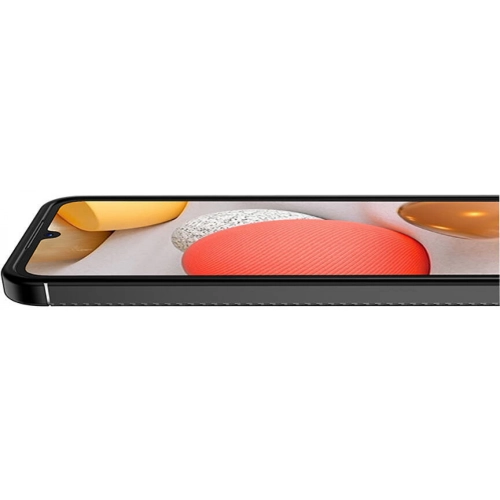 Samsung Galaxy A25 Kılıf Silikon Parmak İzi Bırakmayan Karbon Soft Negro Kapak - Siyah