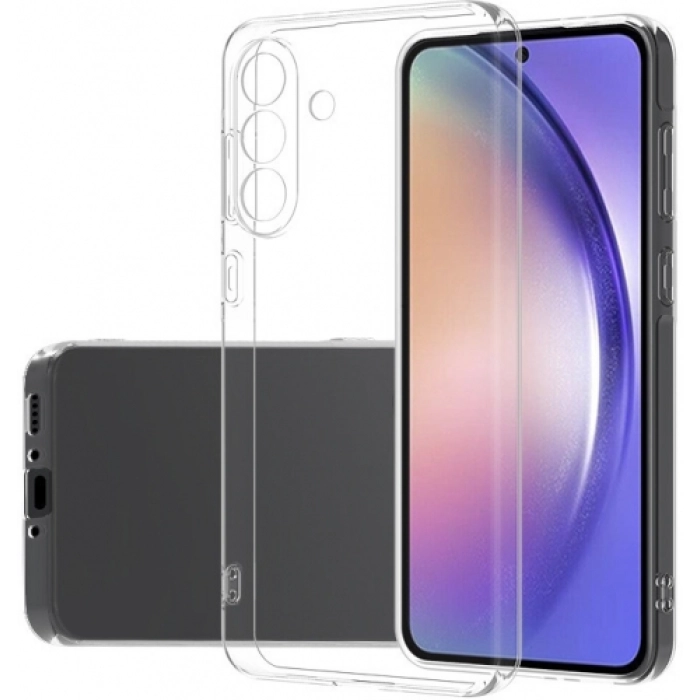 Samsung Galaxy A26 Kılıf Kamera Korumalı Esnek Silikon Kapak - Şeffaf