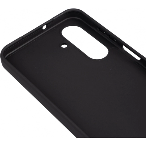 Samsung Galaxy A26 Kılıf Silikon Mat Esnek Kamera Korumalı Biye Kapak - Siyah