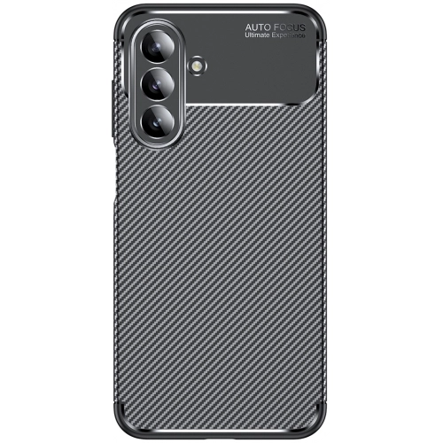 Samsung Galaxy A26 Kılıf Silikon Parmak İzi Bırakmayan Karbon Soft Negro Kapak - Siyah