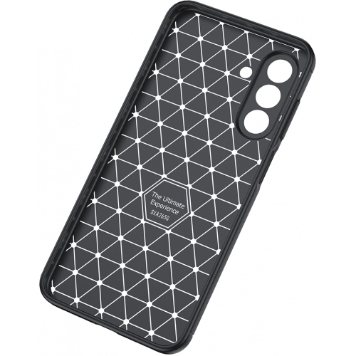 Samsung Galaxy A26 Kılıf Silikon Parmak İzi Bırakmayan Karbon Soft Negro Kapak - Siyah