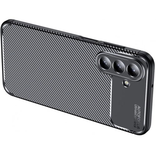 Samsung Galaxy A26 Kılıf Silikon Parmak İzi Bırakmayan Karbon Soft Negro Kapak - Siyah