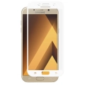 Samsung Galaxy A3 2017 Ekran Koruyucu Fiber Tam Kaplayan Nano - Beyaz
