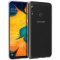 Samsung Galaxy A30 Kılıf Kamera Korumalı Esnek Silikon Kapak - Şeffaf
