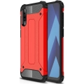 Samsung Galaxy A30s Kılıf Zırhlı Tank Crash Silikon Kapak - Kırmızı