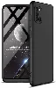 Samsung Galaxy A31 Kılıf 3 Parçalı 360 Tam Korumalı Rubber AYS Kapak  - Siyah