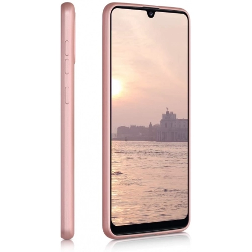 Samsung Galaxy A31 Kılıf İnce Soft Mat Renkli Esnek Silikon Kapak - Siyah