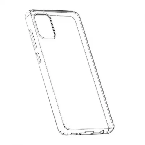 Samsung Galaxy A31 Kılıf Korumalı Kenarları Silikon Arkası Sert Coss Kapak  - Şeffaf