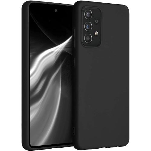 Samsung Galaxy A32 4G Kılıf İnce Soft Mat Renkli Esnek Silikon Kapak - Siyah