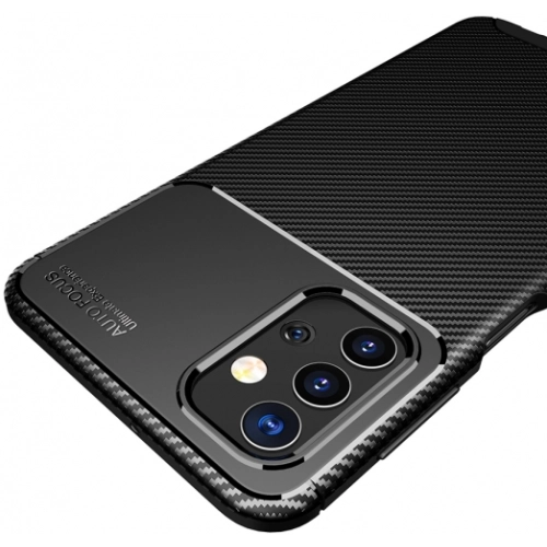 Samsung Galaxy A32 4G Kılıf Silikon Parmak İzi Bırakmayan Karbon Soft Negro Kapak - Siyah