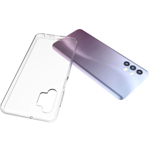 Samsung Galaxy A32 4G Kılıf Kamera Korumalı Esnek Silikon Kapak - Şeffaf