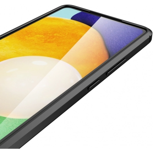 Samsung Galaxy A33 5G Kılıf Deri Görünümlü Lüks Parmak İzi Bırakmaz Niss Silikon Kapak - Siyah