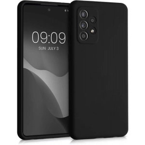 Samsung Galaxy A33 5G Kılıf İnce Soft Mat Renkli Esnek Silikon Kapak - Siyah