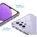 Samsung Galaxy A33 5G Kılıf Silikon Köşe Korumalı Airbag Darbe Emici Kapak - Şeffaf