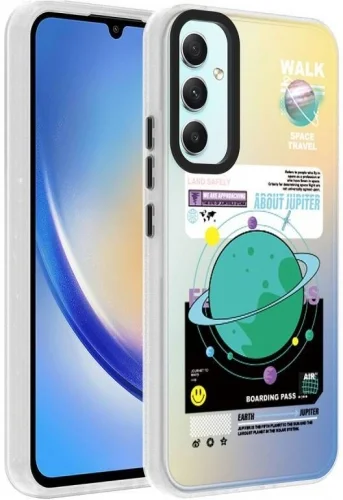 Samsung Galaxy A34 Kılıf Desenli Zore Dragon Sert Kapak - Have