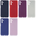 Samsung Galaxy A34 Kılıf İnce Soft Mat Renkli Esnek Silikon Kapak - Mürdüm