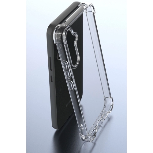 Samsung Galaxy A34 Kılıf Silikon Köşe Korumalı Airbag Darbe Emici Kapak - Şeffaf