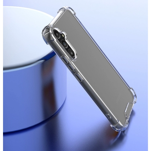 Samsung Galaxy A34 Kılıf Silikon Köşe Korumalı Airbag Darbe Emici Kapak - Şeffaf