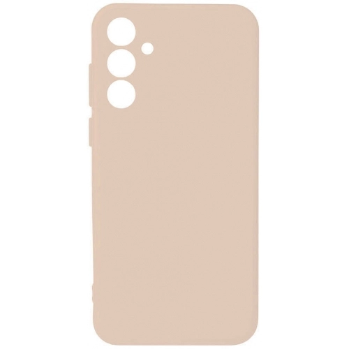 Samsung Galaxy A35 Kılıf Silikon Mat Esnek Kamera Korumalı Biye Kapak - Pembe Açık