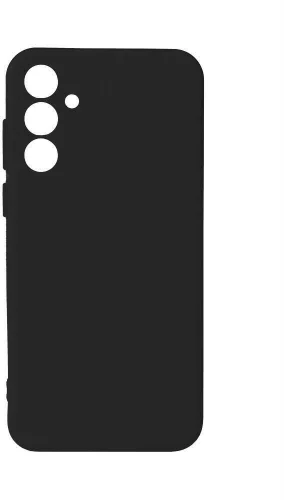 Samsung Galaxy A35 Kılıf Silikon Mat Esnek Kamera Korumalı Biye Kapak - Siyah