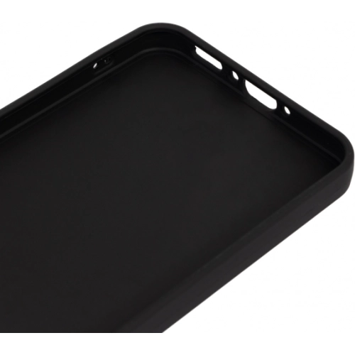 Samsung Galaxy A36 Kılıf Silikon Mat Esnek Kamera Korumalı Biye Kapak - Siyah