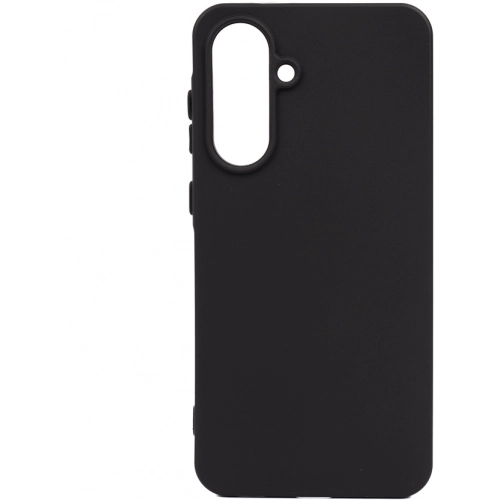 Samsung Galaxy A36 Kılıf Silikon Mat Esnek Kamera Korumalı Biye Kapak - Siyah