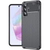 Samsung Galaxy A36 Kılıf Silikon Parmak İzi Bırakmayan Karbon Soft Negro Kapak - Siyah