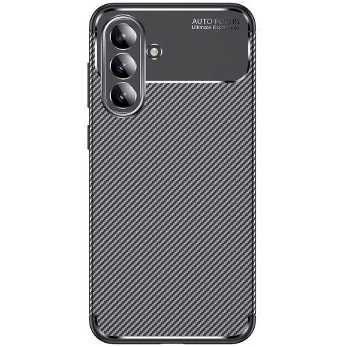 Samsung Galaxy A36 Kılıf Silikon Parmak İzi Bırakmayan Karbon Soft Negro Kapak - Siyah