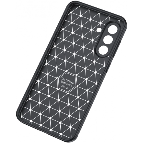 Samsung Galaxy A36 Kılıf Silikon Parmak İzi Bırakmayan Karbon Soft Negro Kapak - Siyah