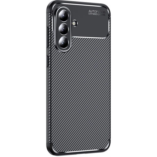 Samsung Galaxy A36 Kılıf Silikon Parmak İzi Bırakmayan Karbon Soft Negro Kapak - Siyah