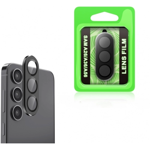 Samsung Galaxy A36 Lens Kamera Koruyucu Parmak İzi Bırakmaz CL-07 - Gümüş