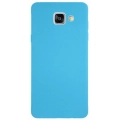 Samsung Galaxy A5 2016 Kılıf İnce Soft Mat Renkli Esnek Silikon Kapak - Mavi