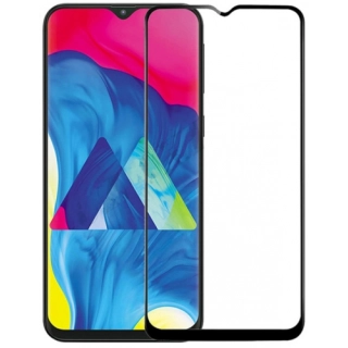 Samsung Galaxy A50 Kırılmaz Cam Tam Kapatan Kenarları Kırılmaya Dayanıklı Cam Ekran Koruyucu - Siyah