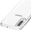 Samsung Galaxy A50 Kılıf Korumalı Kenarları Silikon Arkası Sert Coss Kapak  - Şeffaf