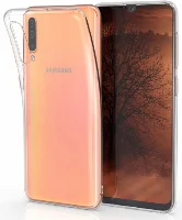 Samsung Galaxy A50 Kılıf Ultra İnce Kaliteli Esnek Silikon 0.2mm - Şeffaf