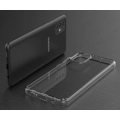 Samsung Galaxy A51 Kılıf Korumalı Kenarları Silikon Arkası Sert Coss Kapak  - Şeffaf