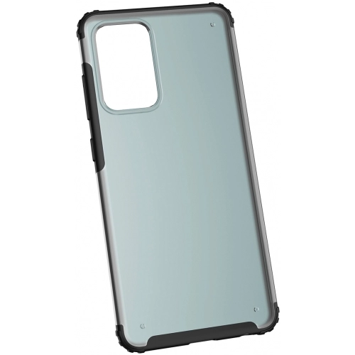 Samsung Galaxy A52 Kılıf Volks Serisi Kenarları Silikon Arkası Şeffaf Sert Kapak - Siyah