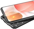 Samsung Galaxy A52s Kılıf Deri Görünümlü Parmak İzi Bırakmaz Niss Silikon - Lacivert