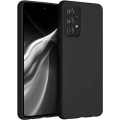 Samsung Galaxy A52s Kılıf İnce Soft Mat Renkli Esnek Silikon Kapak - Siyah