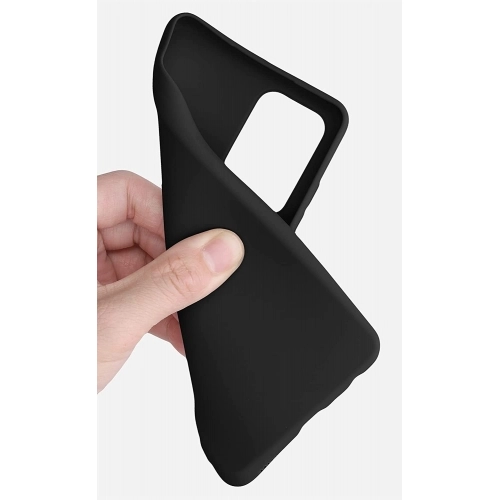 Samsung Galaxy A52s Kılıf İnce Soft Mat Renkli Esnek Silikon Kapak - Siyah