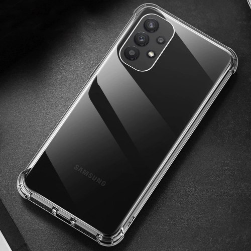 Samsung Galaxy A53 Kılıf Silikon Köşe Korumalı Airbag Darbe Emici Kapak - Şeffaf