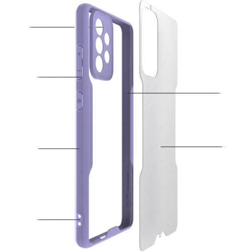 Samsung Galaxy A53 Kılıf Renkli Silikon Kamera Lens Korumalı Şeffaf Parfe Kapak - Yeşil