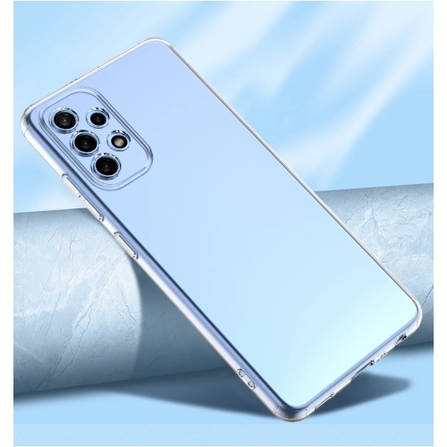 Samsung Galaxy A53 Kılıf Kamera Korumalı Esnek Silikon Kapak - Şeffaf