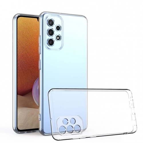 Samsung Galaxy A53 Kılıf Kamera Korumalı Esnek Silikon Kapak - Şeffaf